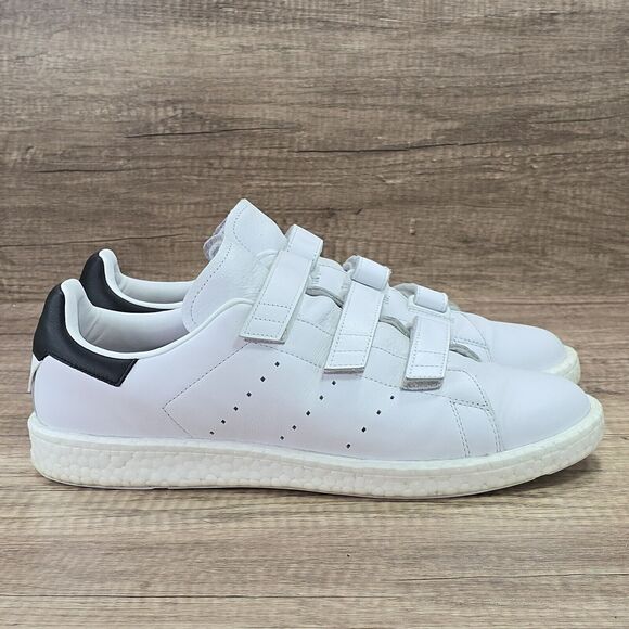 Adidas Originals x White Mountaineering Men's Sz 12 White Leather Shoes (CG3651) - Picture 1 of 9